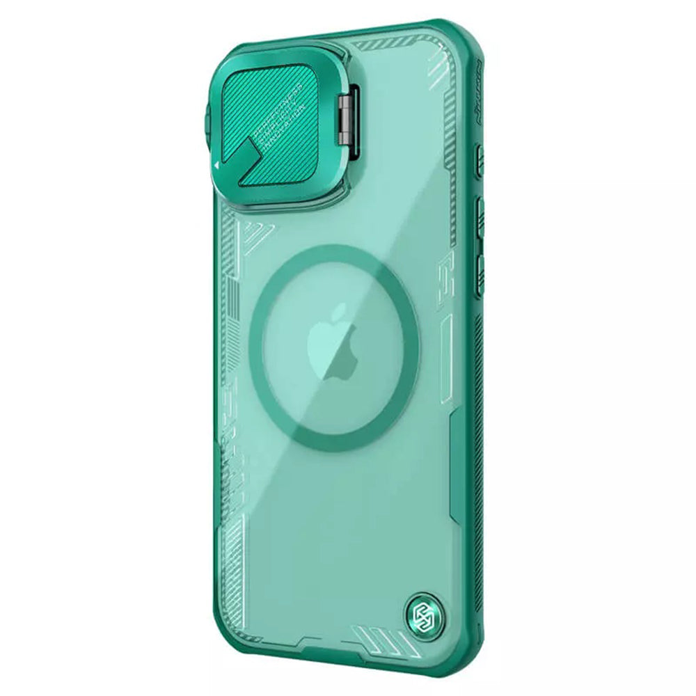 Husa de protectie Nillkin Iceblade Prop Magnetic (without Camera Cutout) compatibil cu iPhone 16 Plus, Verde