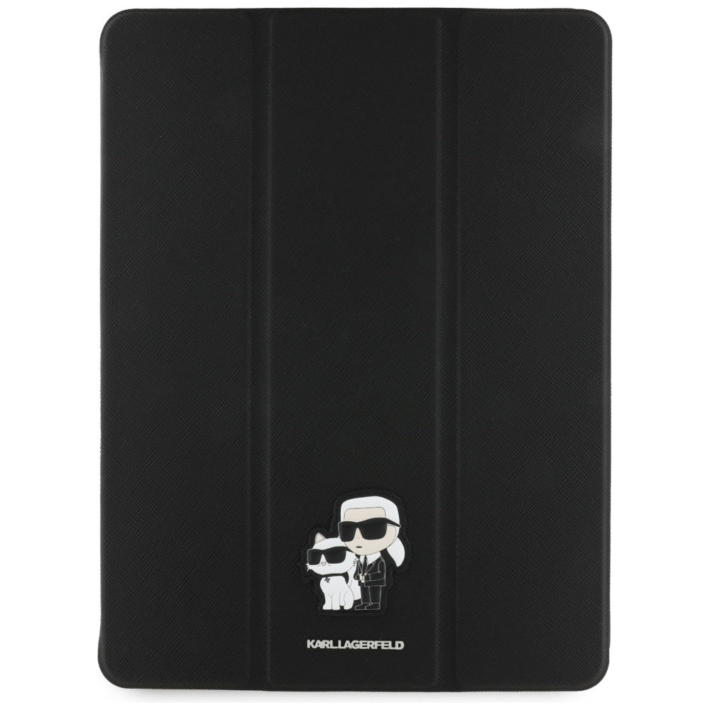 Husa de protectie tableta Karl Lagerfeld Saffiano Magnetic Karl &Choupette (KLFC13RM24SAKCK) compatibil cu iPad Air 13 (2024 / 2025 / 2026), Negru