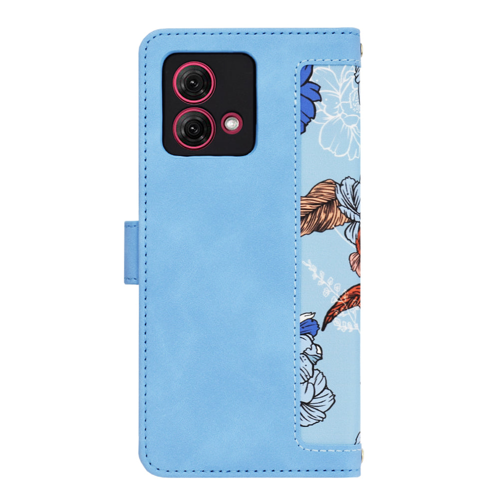 Husa de protectie Techsuit FlipCraft compatibil cu Motorola Moto G84, Vibrant Blue