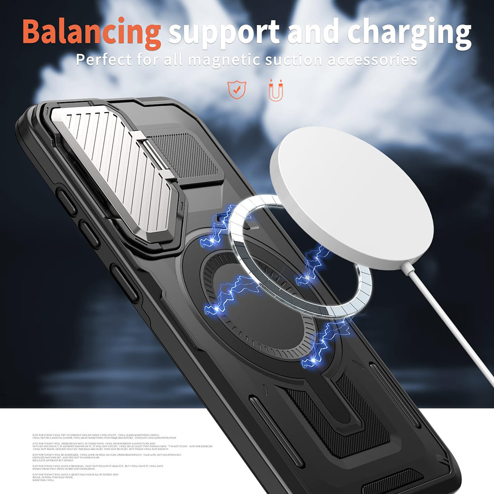 Husa de protectie Techsuit CamVault MagSafe compatibil cu Samsung Galaxy A05, Negru