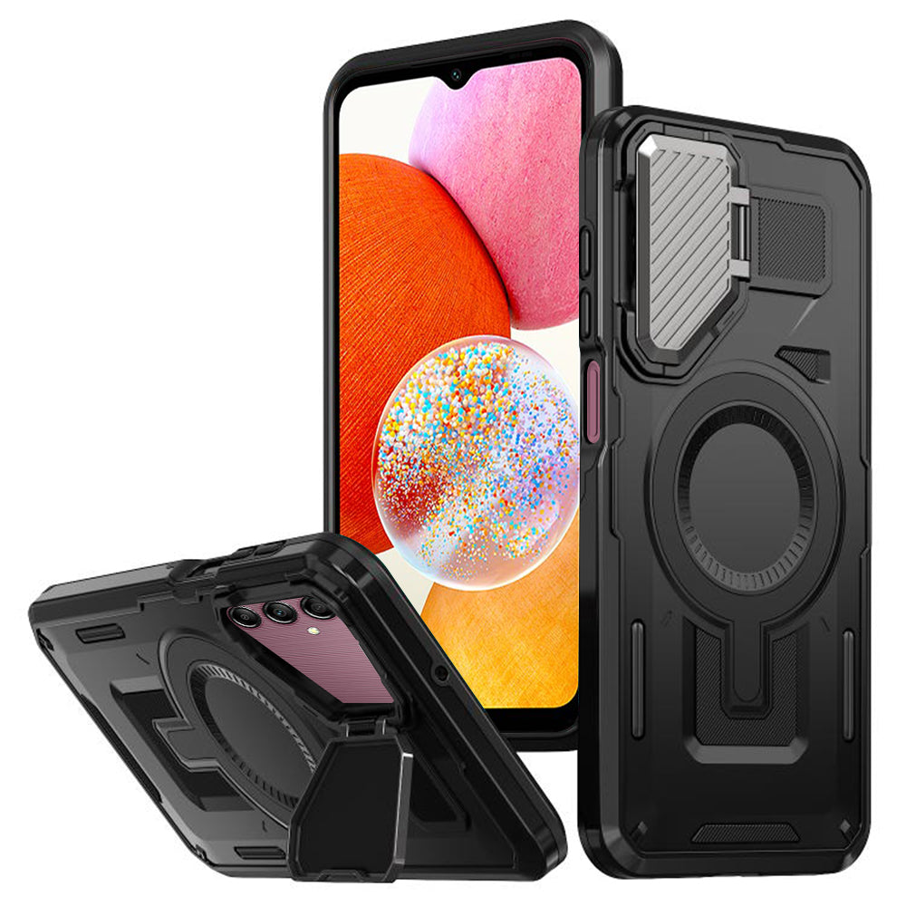 Husa de protectie Techsuit CamVault MagSafe compatibil cu Samsung Galaxy A14 4G / A14 5G, Negru