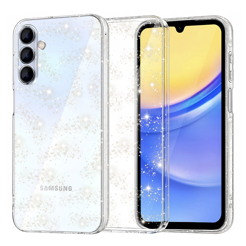 Husa de protectie Techsuit SparkleSkin Series compatibil cu Samsung Galaxy A15 4G / A15 5G, Transparent