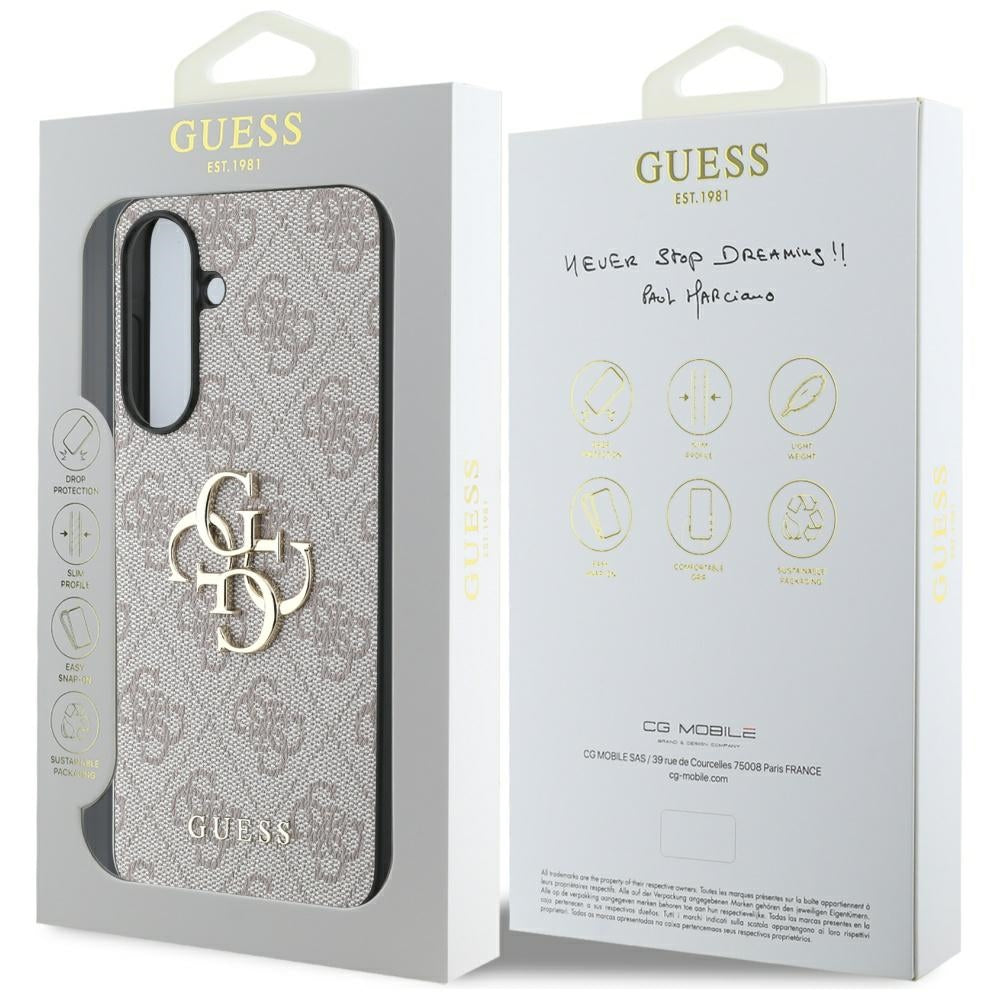 Husa de protectie Guess Hardcase 4G compatibil cu Samsung Galaxy A56 5G, Roz