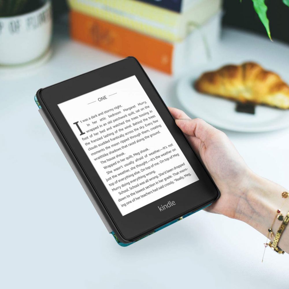 Husa de protectie tableta Techsuit SmartCover compatibil cu Kindle Paperwhite 5 (2021) / 5 Signature Edition (2021) - Black