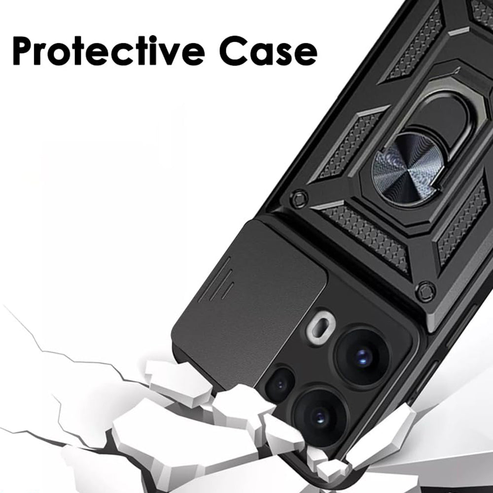 Husa de protectie Techsuit CamShield Series compatibil cu Oppo Reno13 Pro, Negru