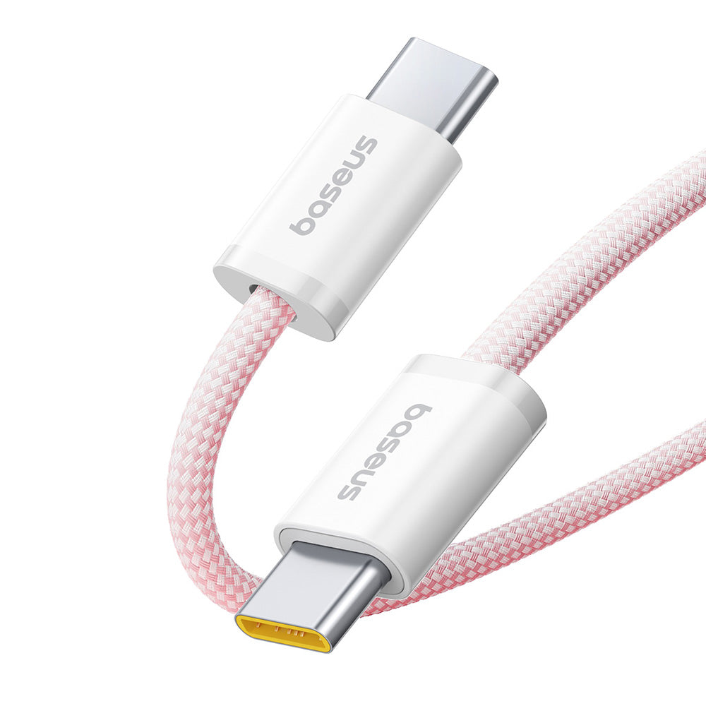 Cablu Baseus Dynamic 4 Series (P10381400411-00), Type-C, Fast Charge, 100W, 480Mbps, Smart Chip, 1m, Roz