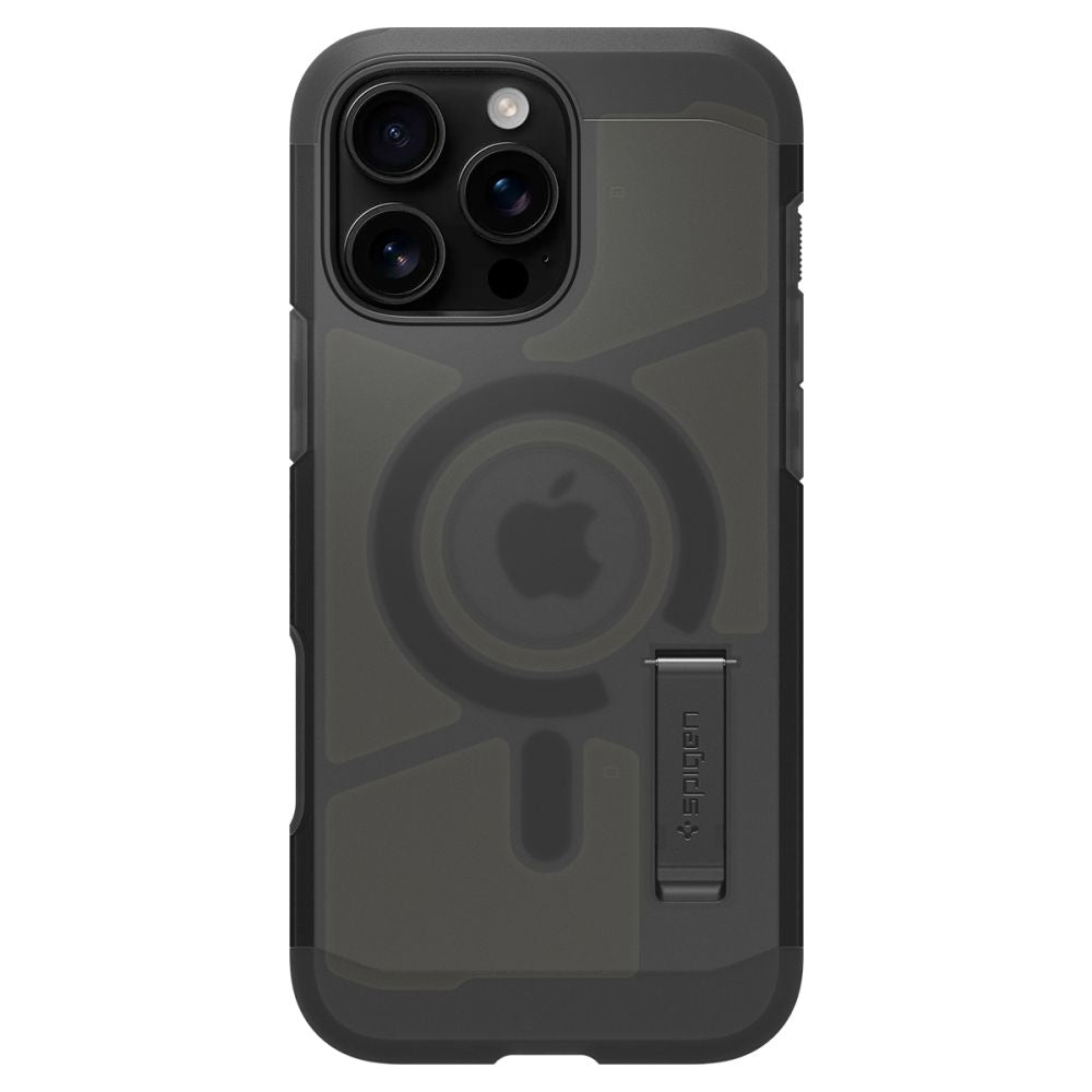 Husa de protectie Spigen Tough Armor MagSafe (ACS09070) compatibil cu iPhone 16 Pro Max, Frost Black