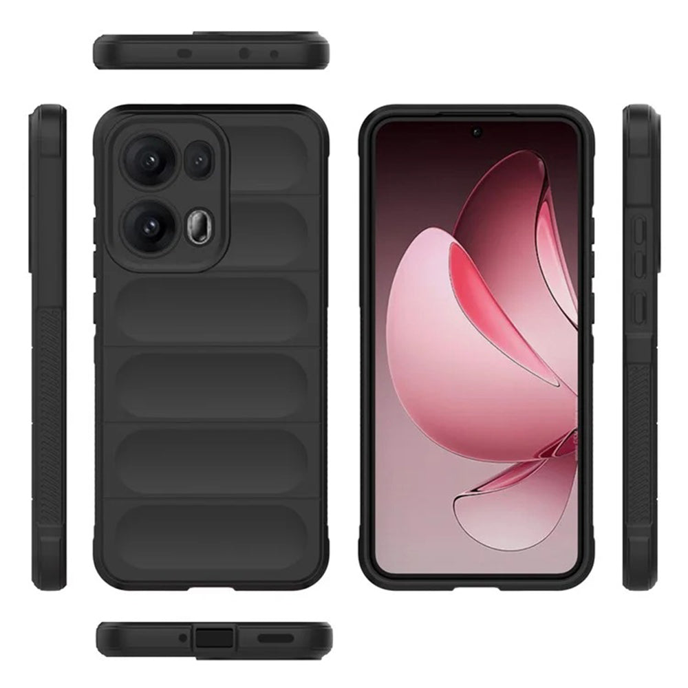 Husa de protectie Techsuit Magic Shield compatibil cu Oppo Reno13 Pro, Negru