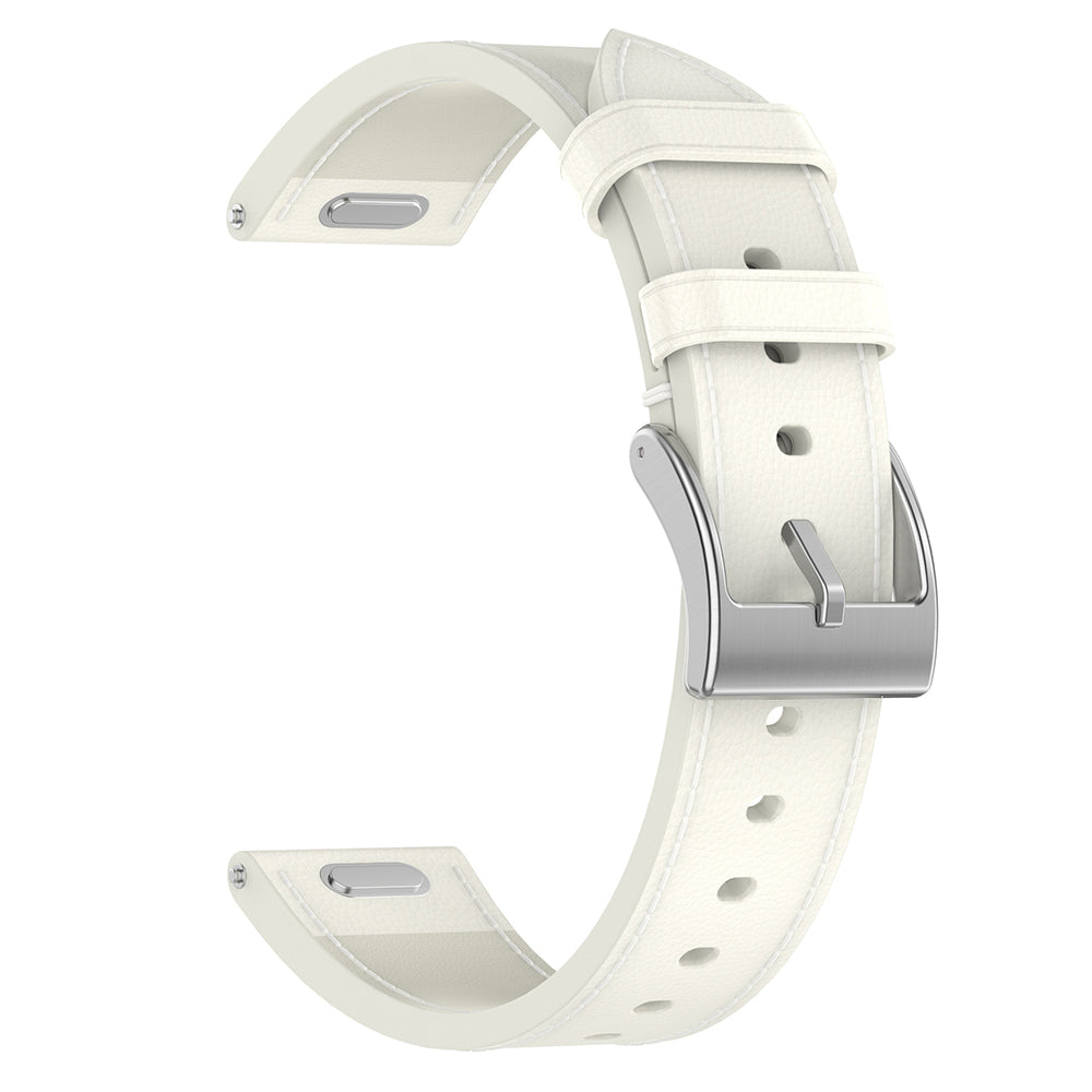 Curea smartwatch Techsuit compatibil cu Huawei Watch GT 4 (41mm) / Honor Watch S1 / Garmin Venu 2S, Alb