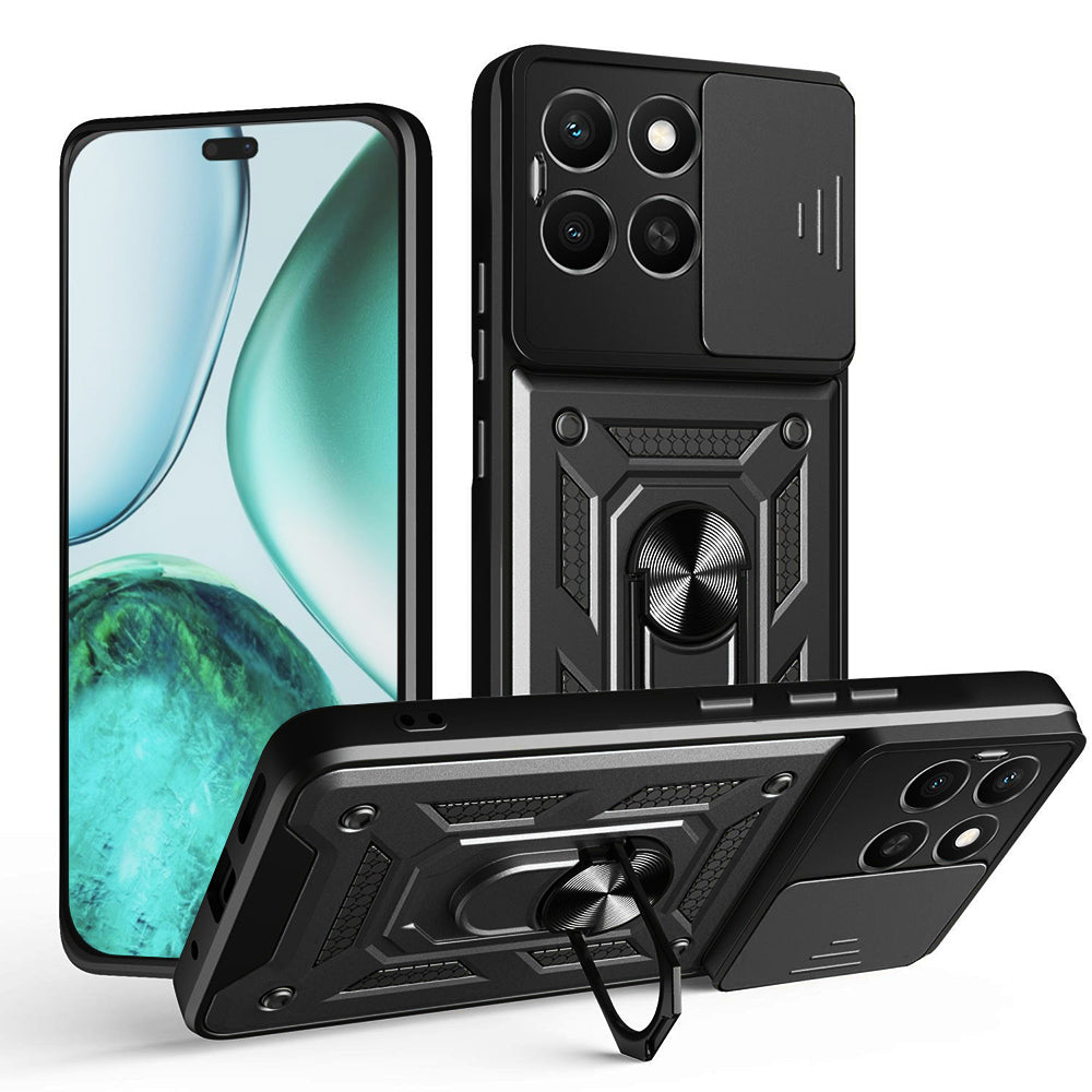 Husa de protectie Techsuit CamShield Series compatibil cu Honor X8c, Negru