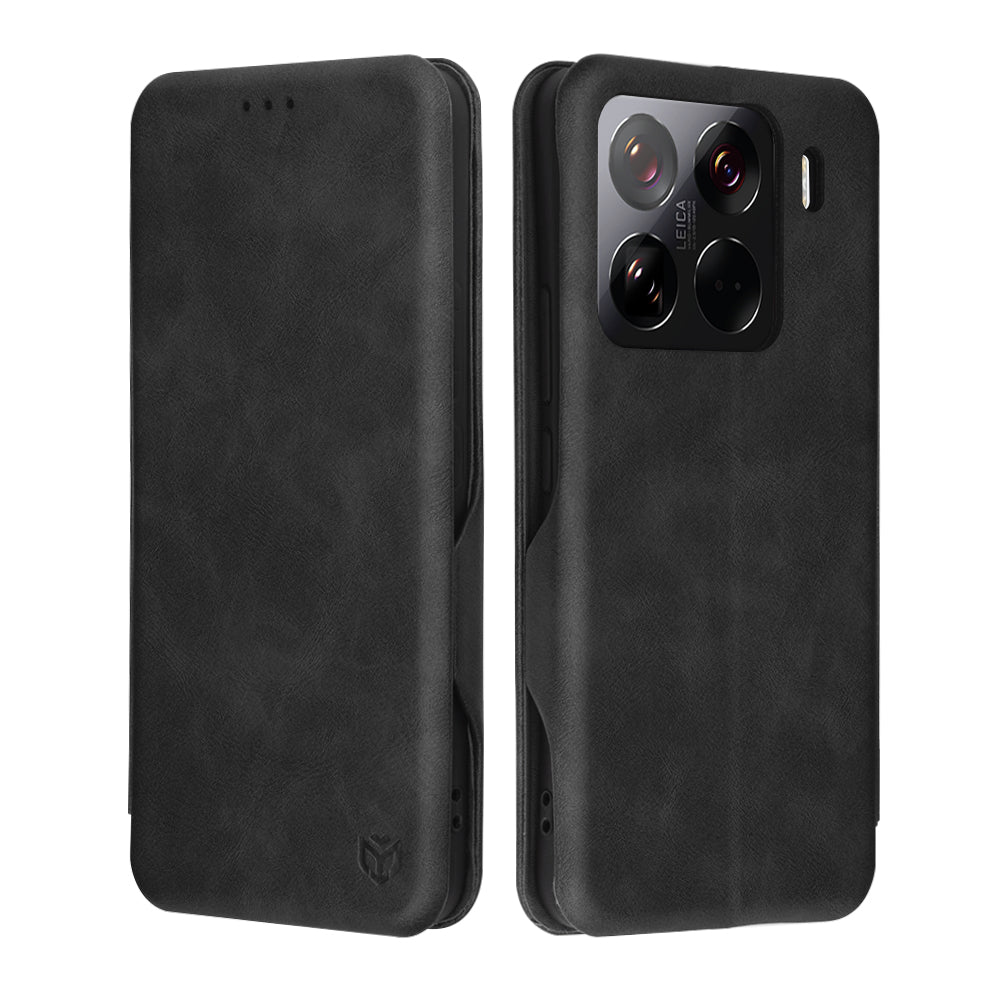 Husa de protectie Techsuit Safe Wallet Plus compatibil cu Xiaomi 15 Pro, Negru