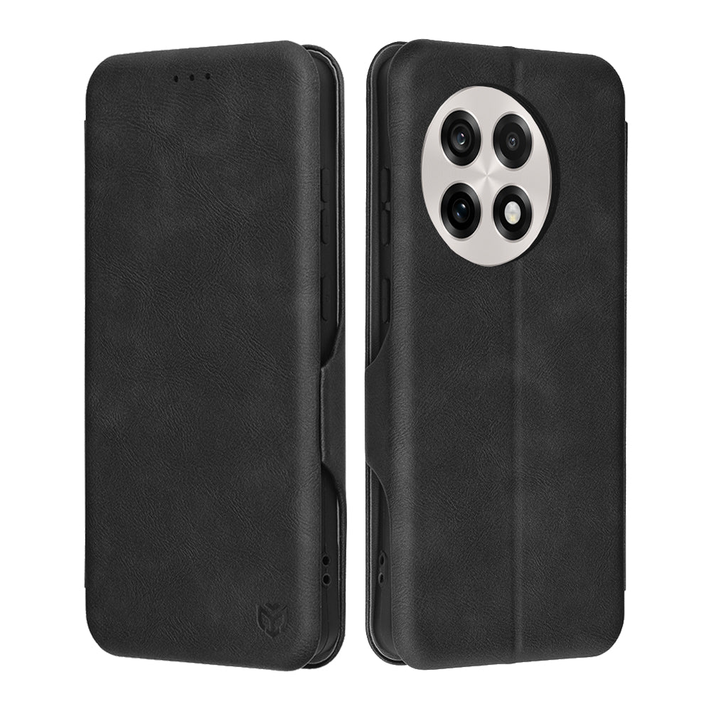 Husa de protectie Techsuit Safe Wallet Plus compatibil cu OnePlus 13R, Negru