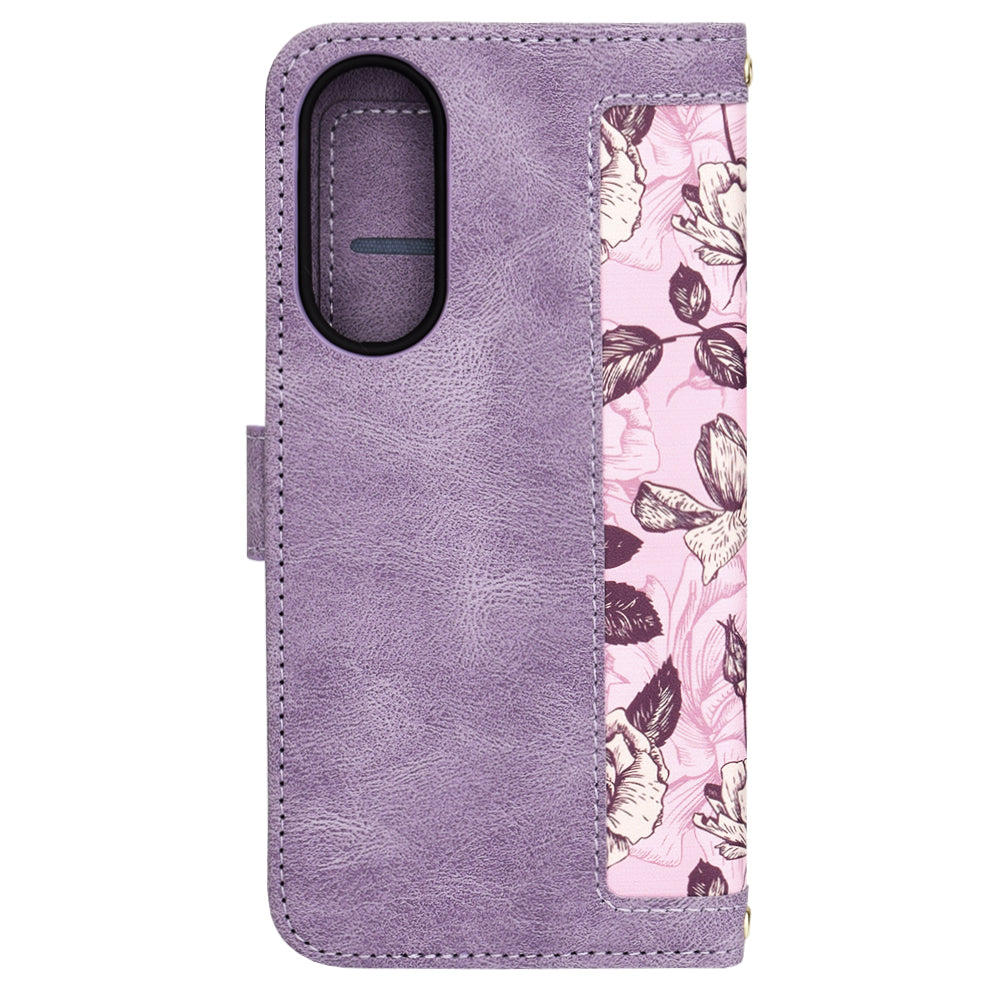 Husa de protectie Techsuit FlipCraft compatibil cu Samsung Galaxy S25 Edge, Mysterious Purple