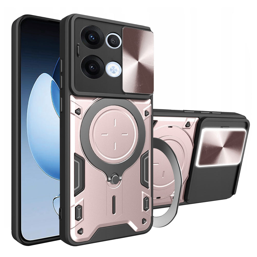 Husa de protectie Techsuit CamGuard Pro compatibil cu Oppo Reno13, Roz Auriu