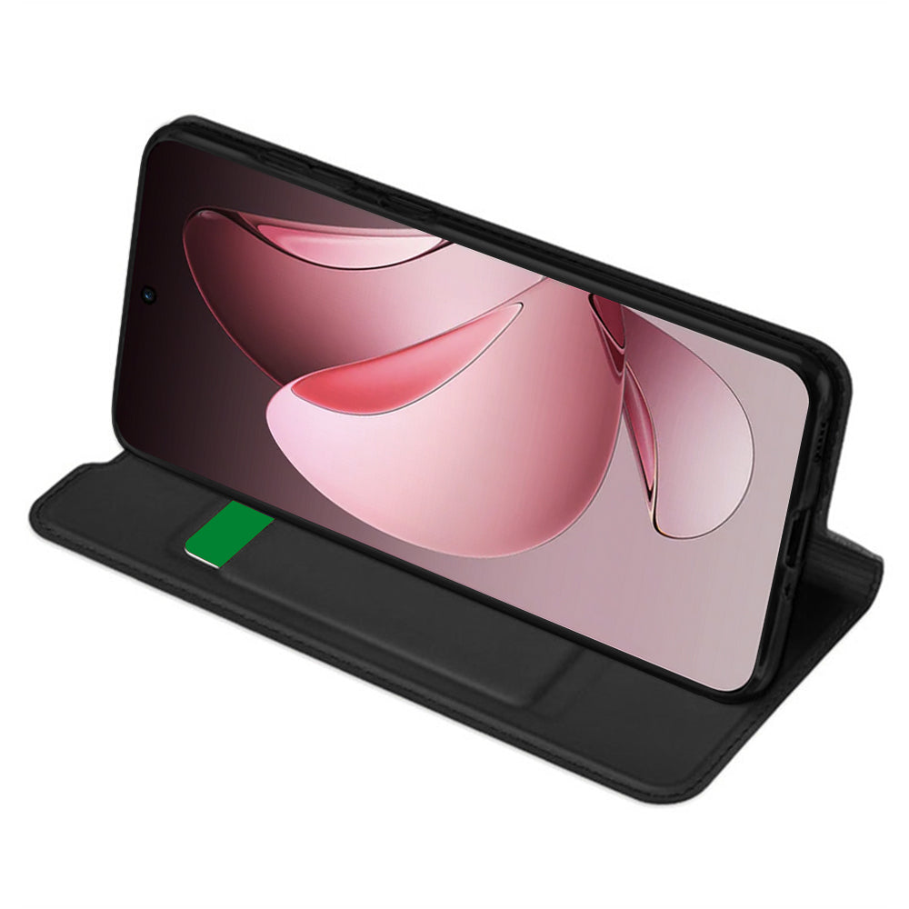 Husa de protectie Techsuit Magskin Book compatibil cu Oppo Reno13 Pro, Negru
