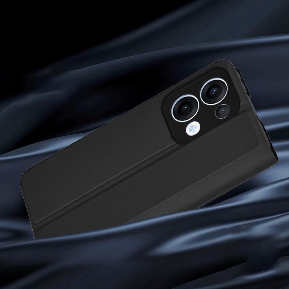 Husa de protectie Techsuit Magskin Book compatibil cu Oppo Reno13, Negru