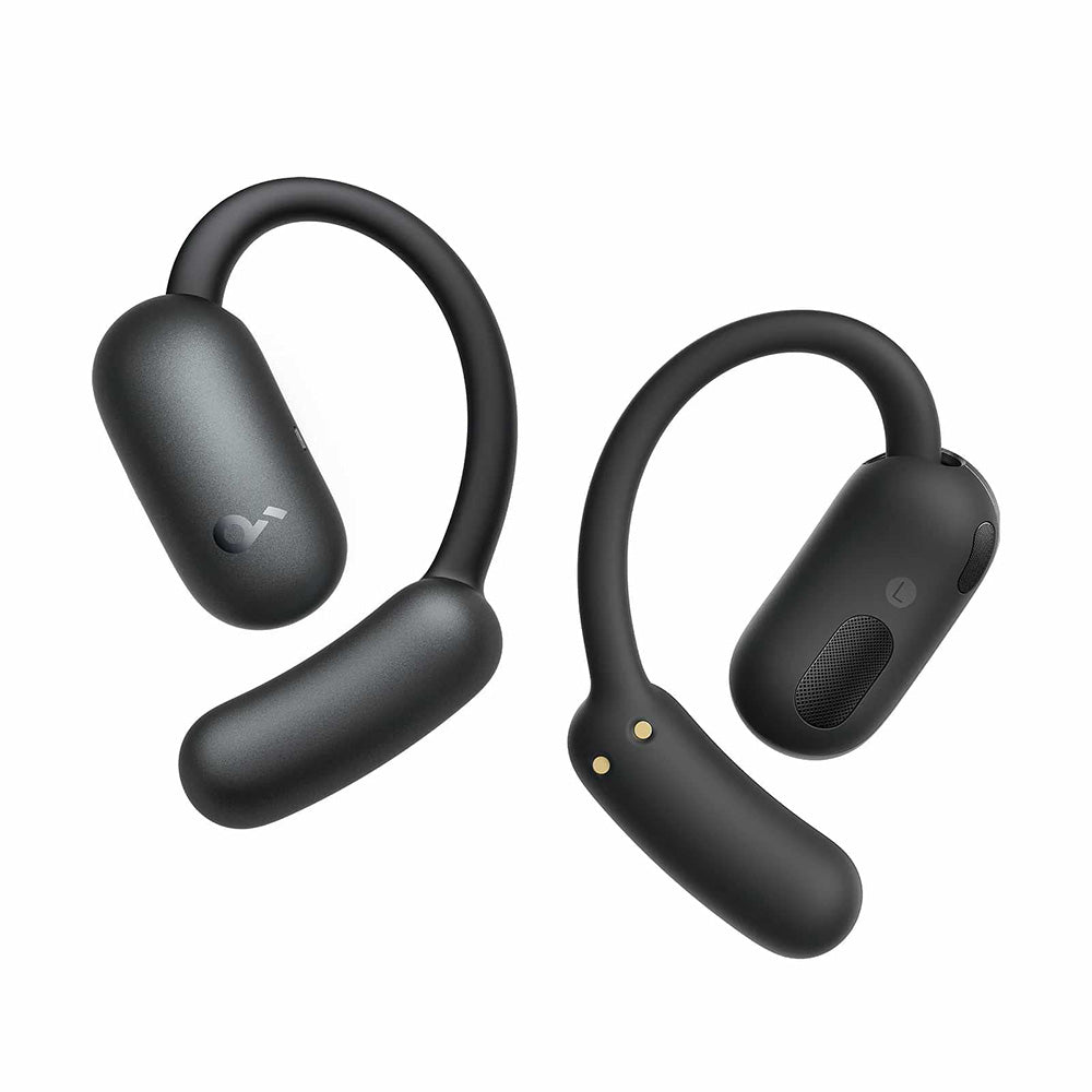 Casti Anker SoundCore AeroFit 2 (A3874G11), for Sport, with Microphone, Bluetooth, Waterproof, Hi-Res, Negru