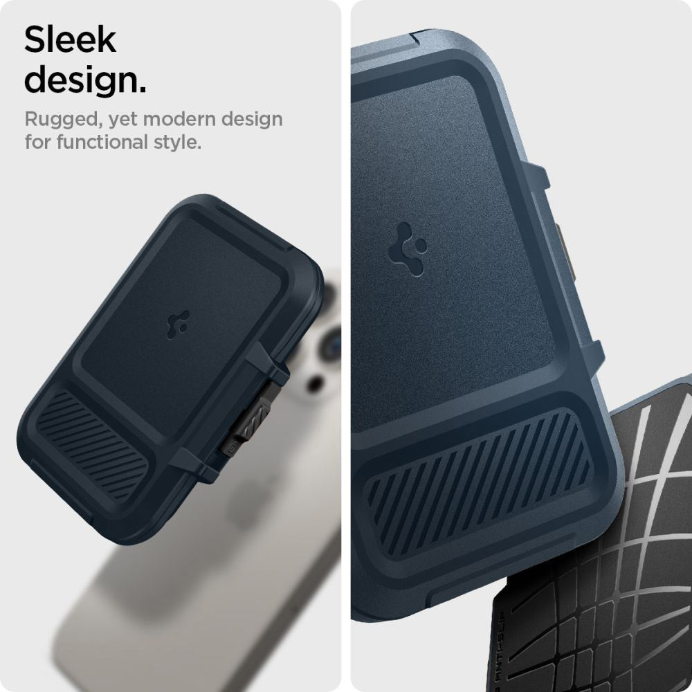 Suport Spigen Magnetic Card Lock Fit MagSafe (AFA08526), Universal, for Card / Cash, Metal Slate