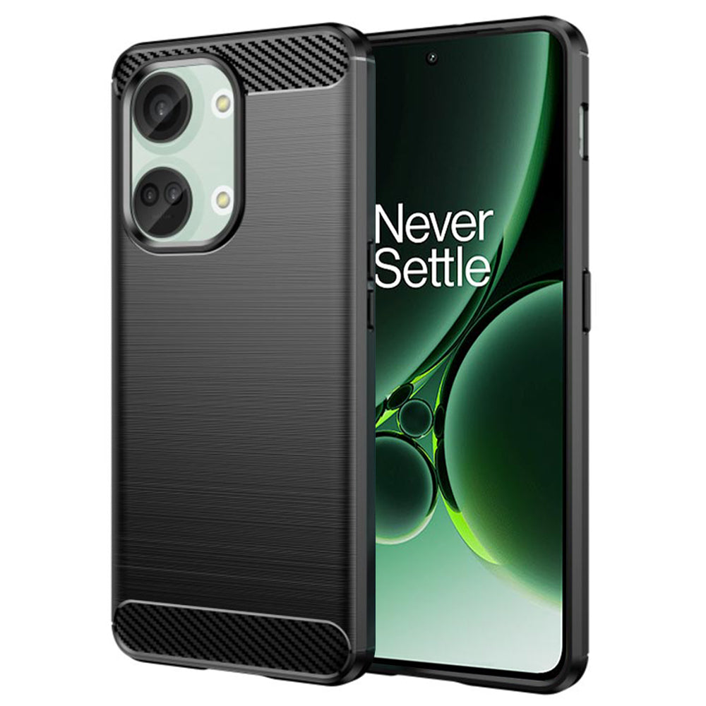 Husa de protectie Techsuit Carbon Silicone compatibil cu OnePlus Nord 3, Negru
