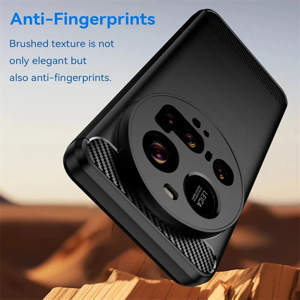 Husa de protectie Techsuit Carbon Silicone compatibil cu Xiaomi 15 Ultra, Negru