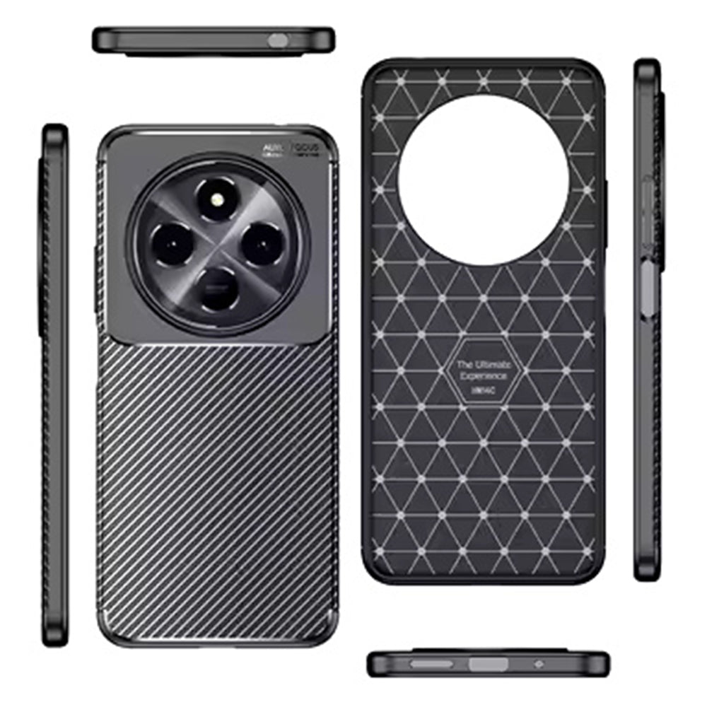 Husa de protectie Techsuit CarbonFiber compatibil cu Samsung Galaxy S25 Edge, Negru