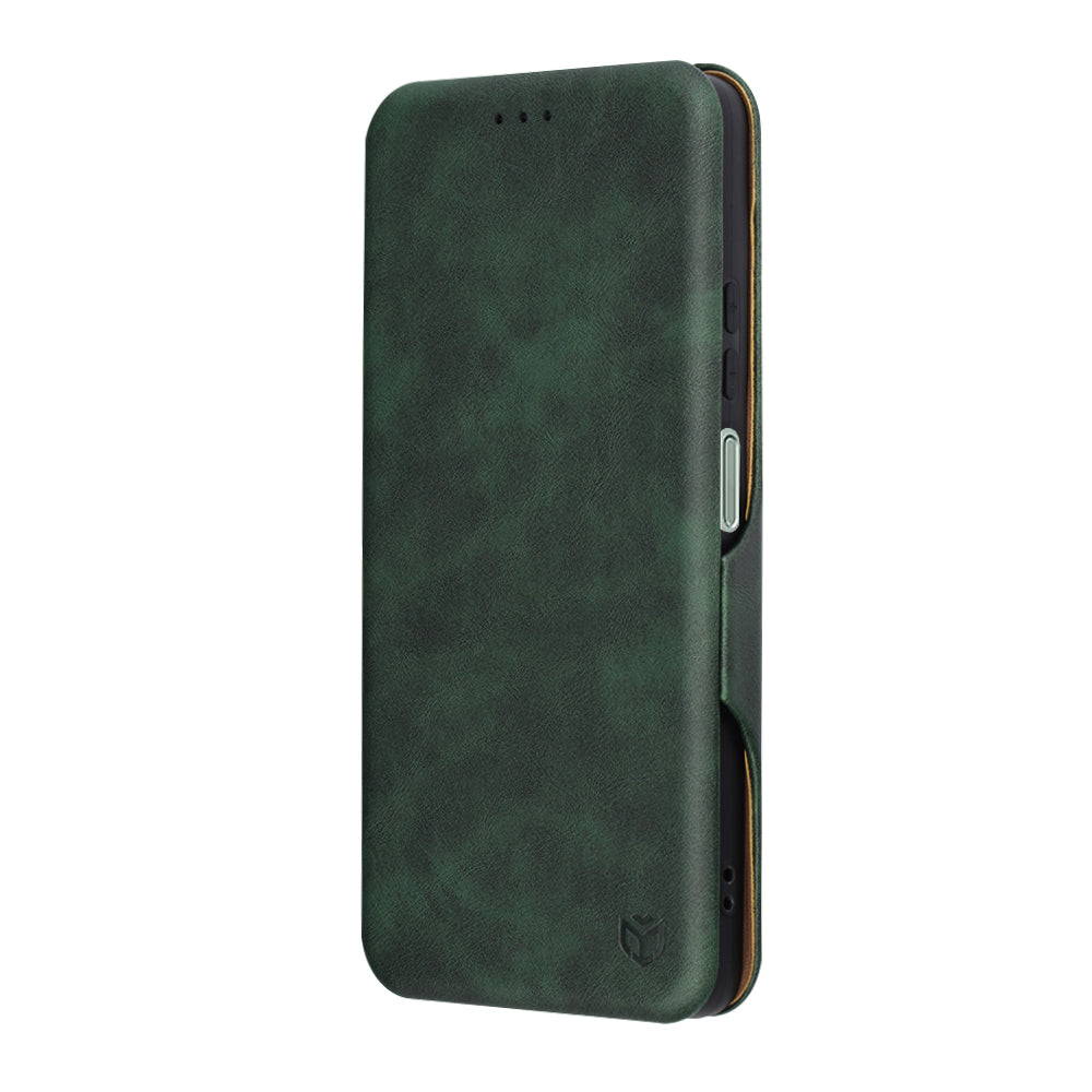Husa de protectie Techsuit Safe Wallet Plus compatibil cu Motorola Moto G75, Verde