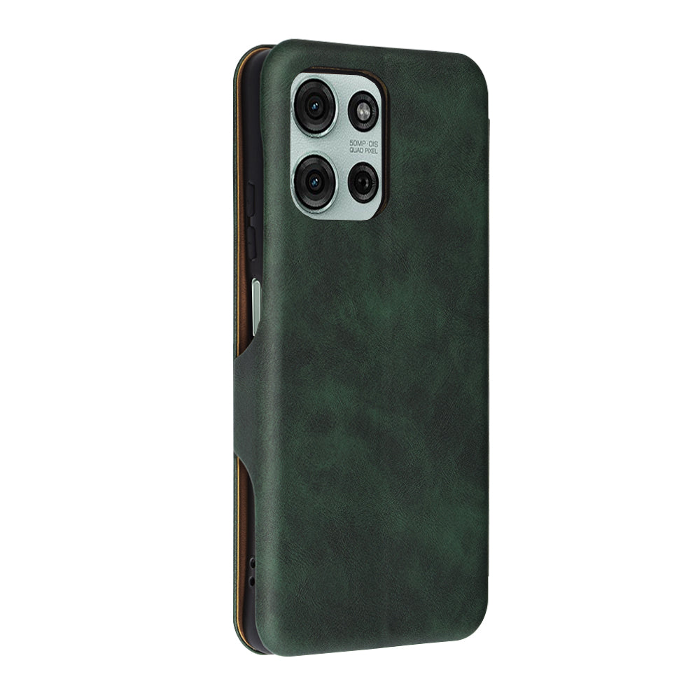 Husa de protectie Techsuit Safe Wallet Plus compatibil cu Motorola Moto G75, Verde
