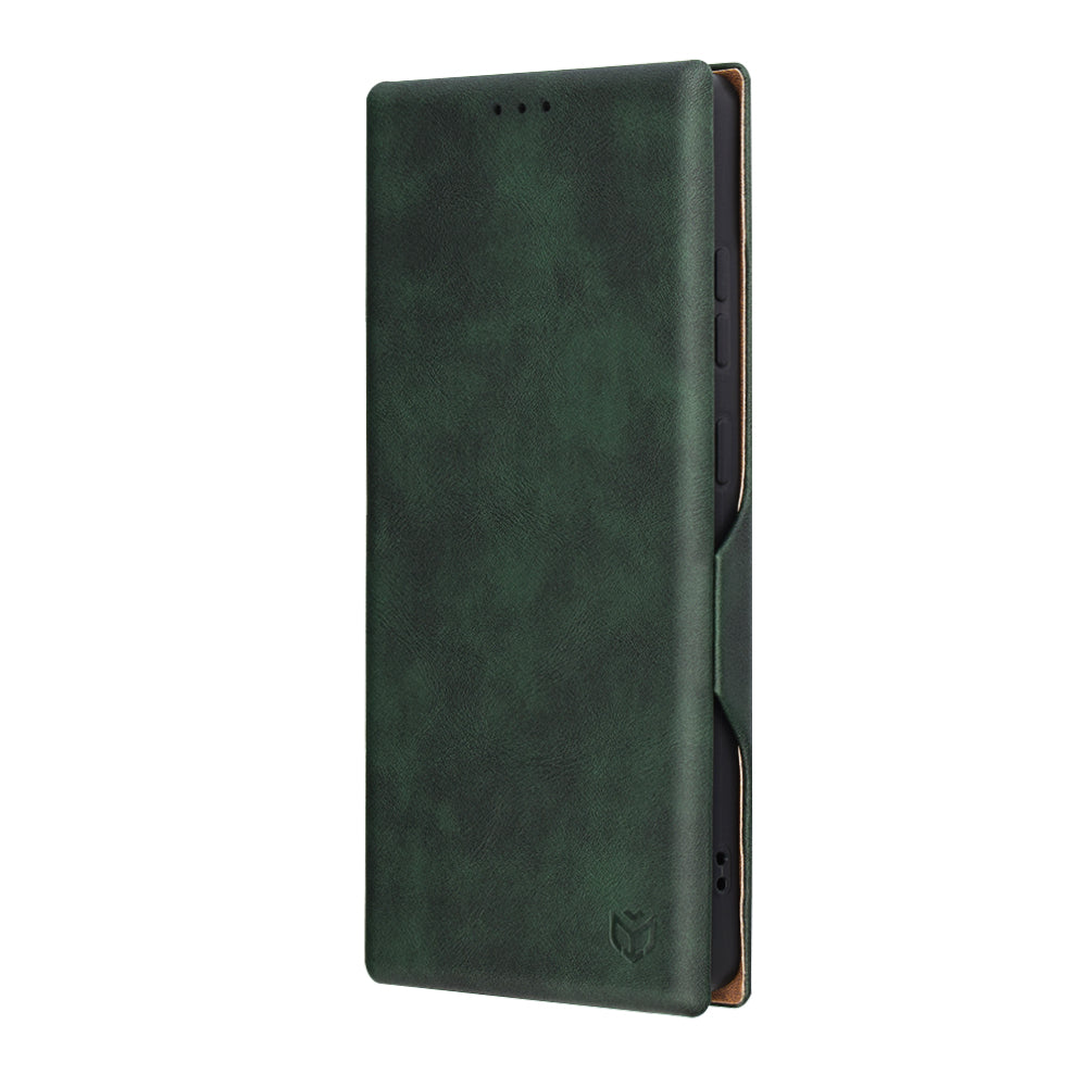 Husa de protectie Techsuit Safe Wallet Plus compatibil cu Samsung Galaxy S25 Ultra, Verde