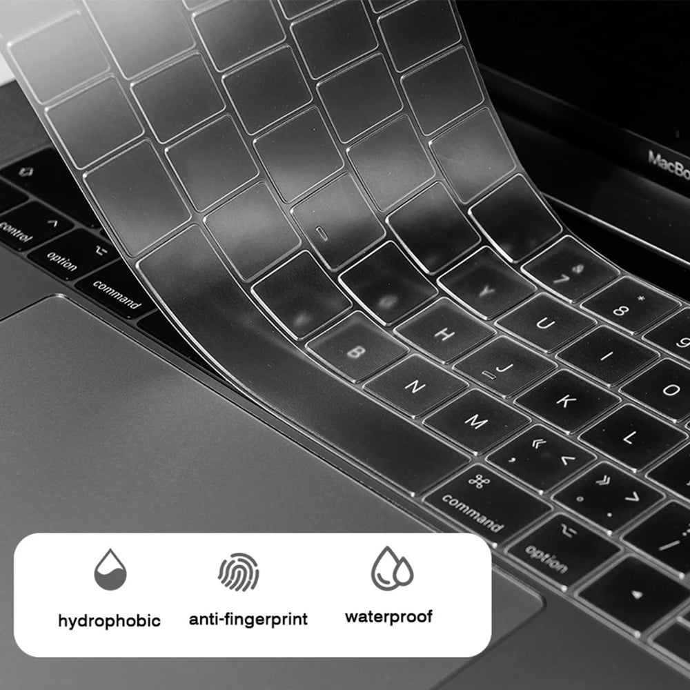 Tastatura/Mouse Techsuit Premium Keyboard Cover PureTypeX (KC1), Ultra Thin, for MacBook Air 13 (2020), Washable and Reusable, Transparent