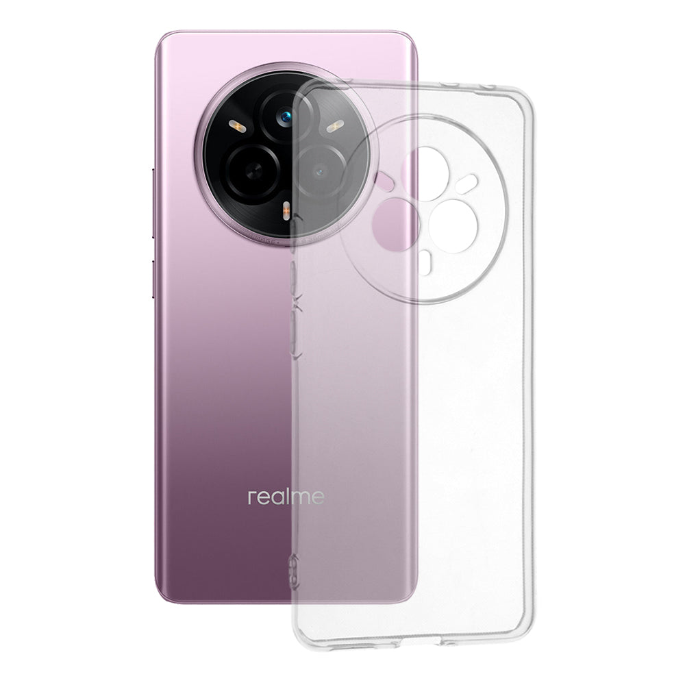 Husa de protectie Techsuit Clear Silicone compatibil cu Realme 14 Pro, Transparent