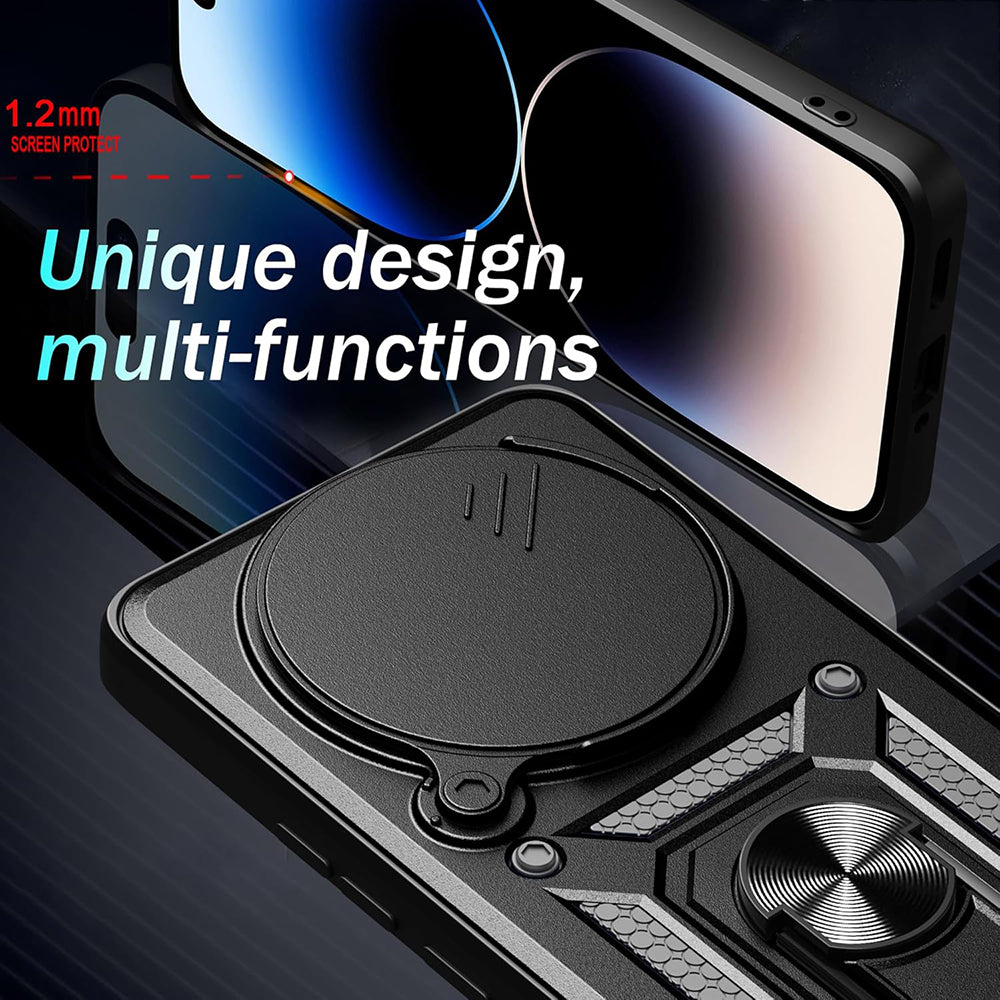 Husa de protectie Techsuit CamShield Series compatibil cu Honor X9c Smart, Negru