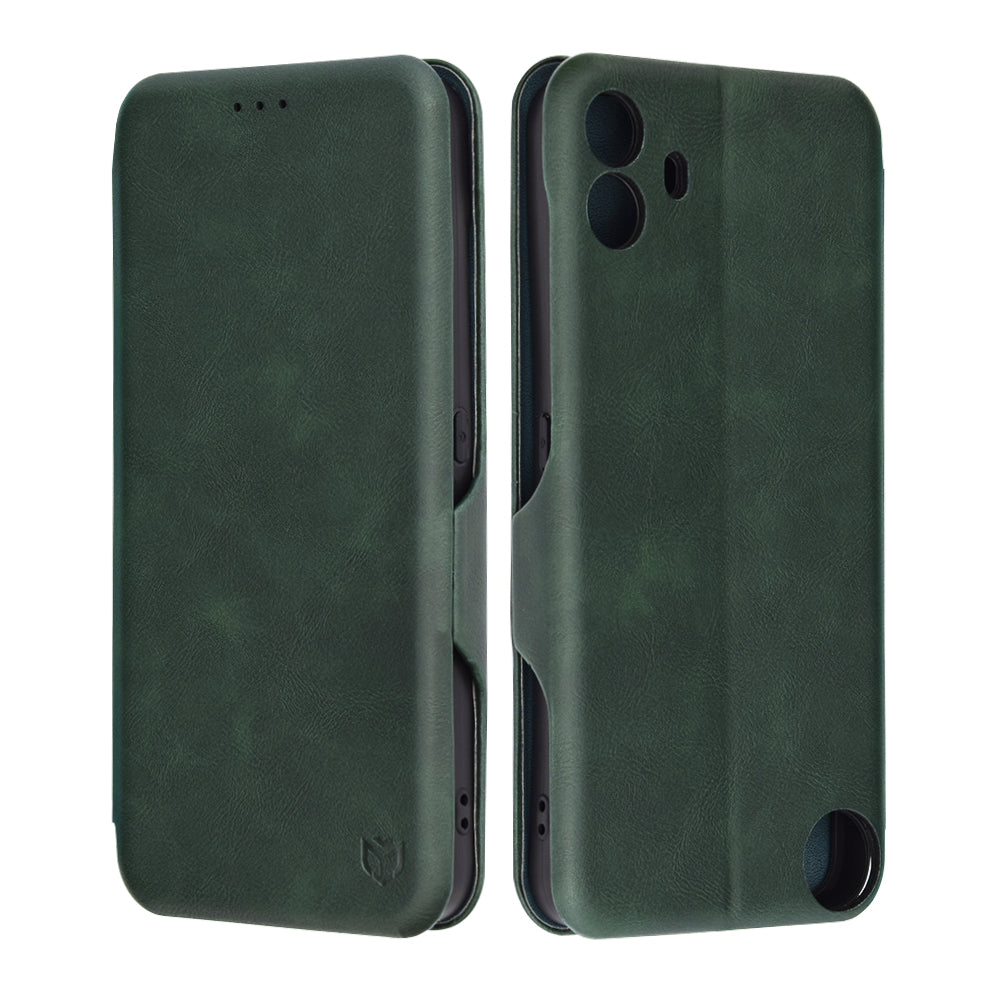 Husa de protectie Techsuit Safe Wallet Plus compatibil cu Nothing CMF Phone 1, Verde