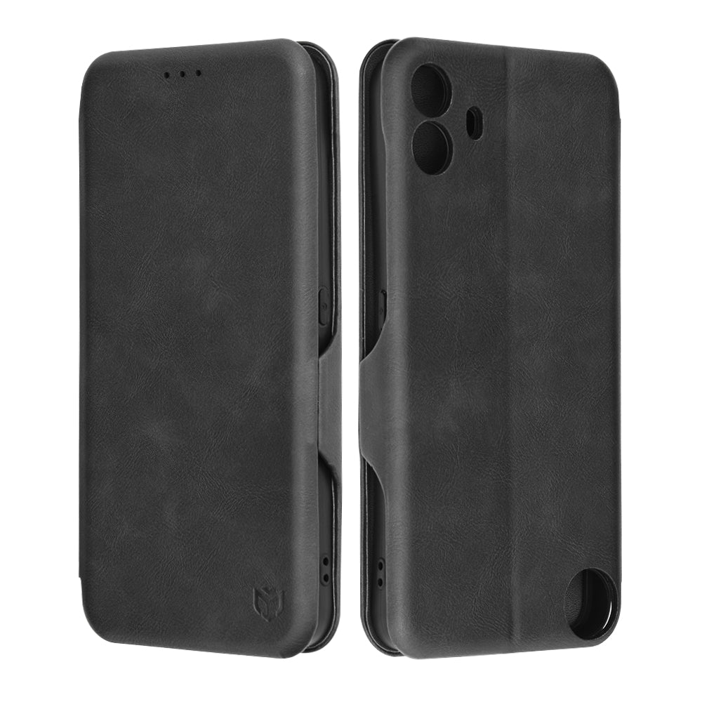 Husa de protectie Techsuit Safe Wallet Plus compatibil cu Nothing CMF Phone 1, Negru