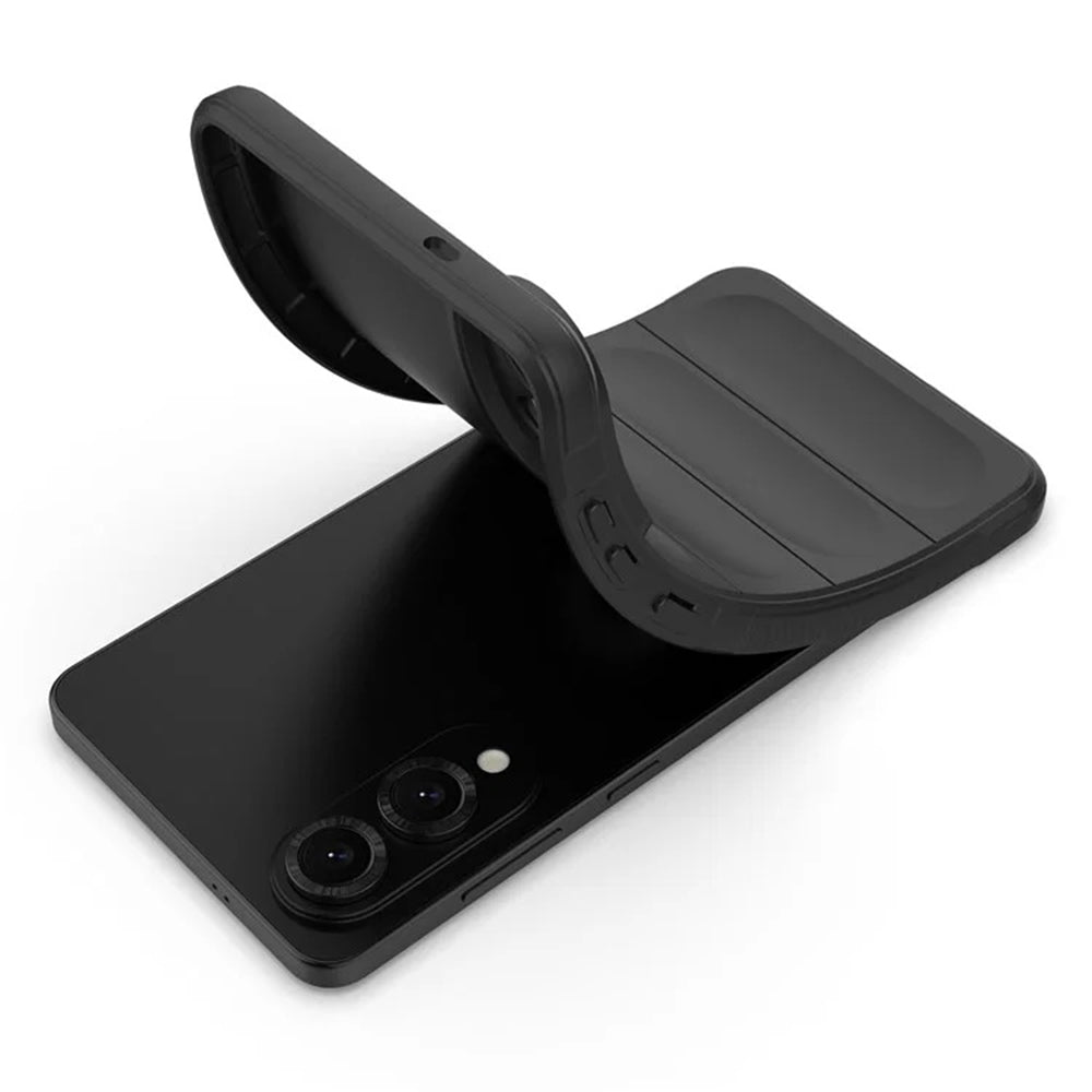 Husa de protectie Techsuit Magic Shield compatibil cu Samsung Galaxy S25 Edge, Negru