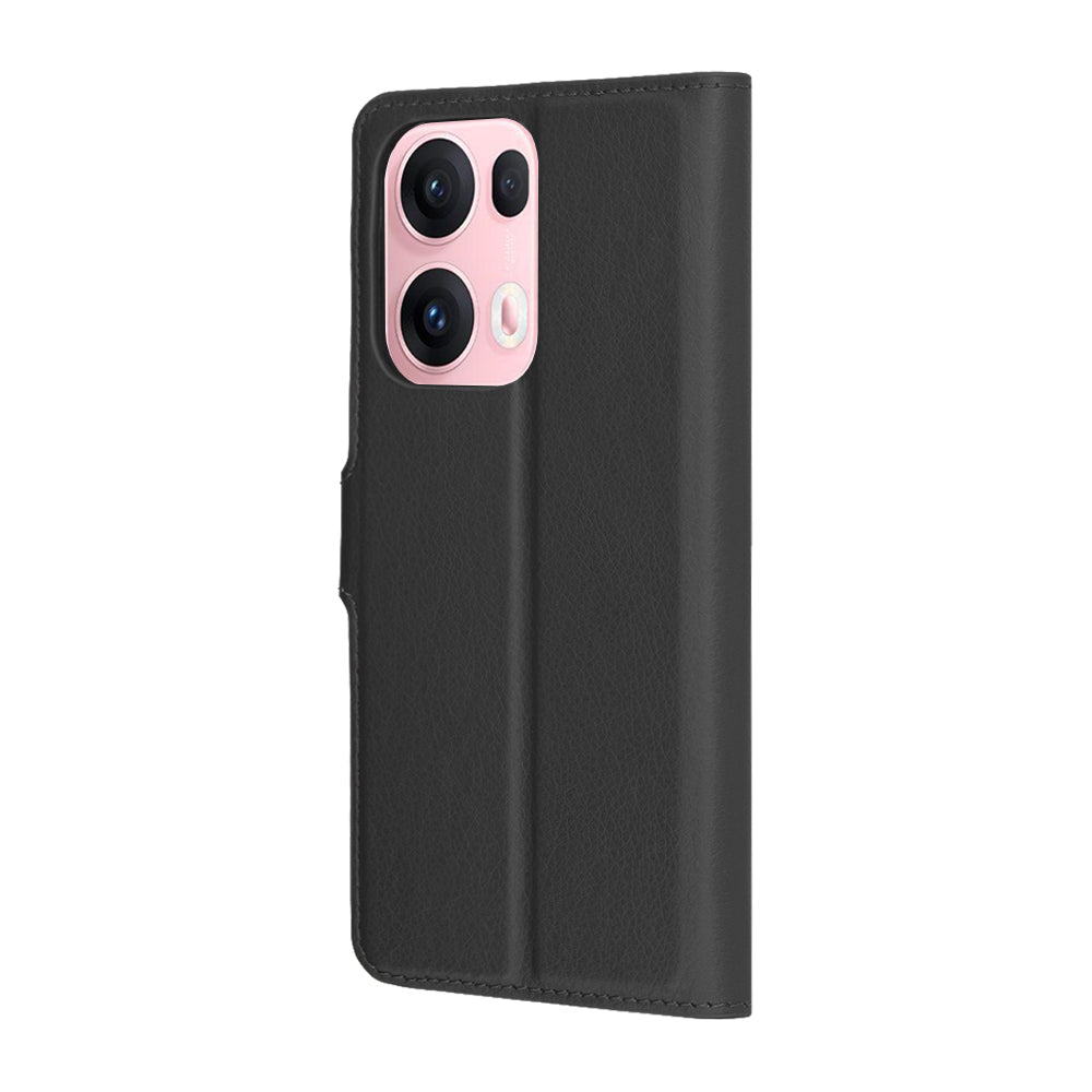 Husa de protectie Techsuit Leather Folio compatibil cu Oppo Reno13 Pro, Negru