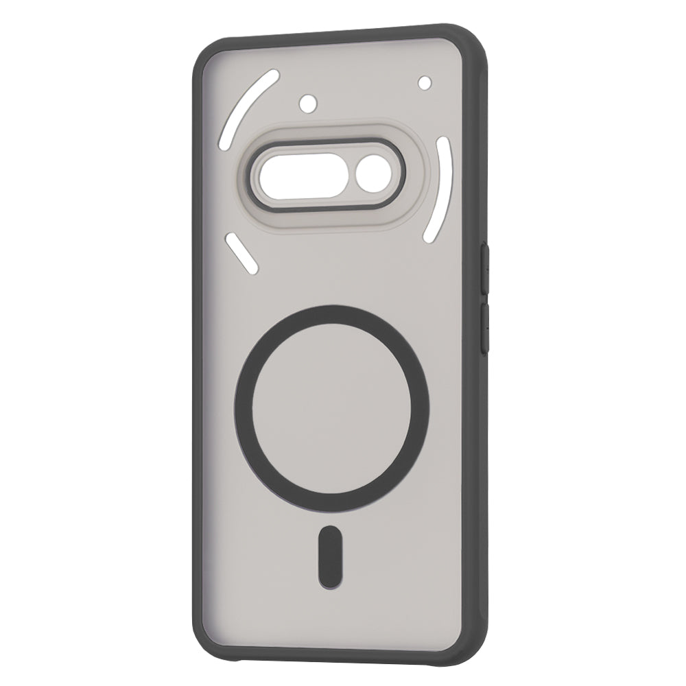 Husa de protectie Techsuit HaloFrost MagSafe Series compatibil cu Nothing Phone (3a), Negru Fumuriu