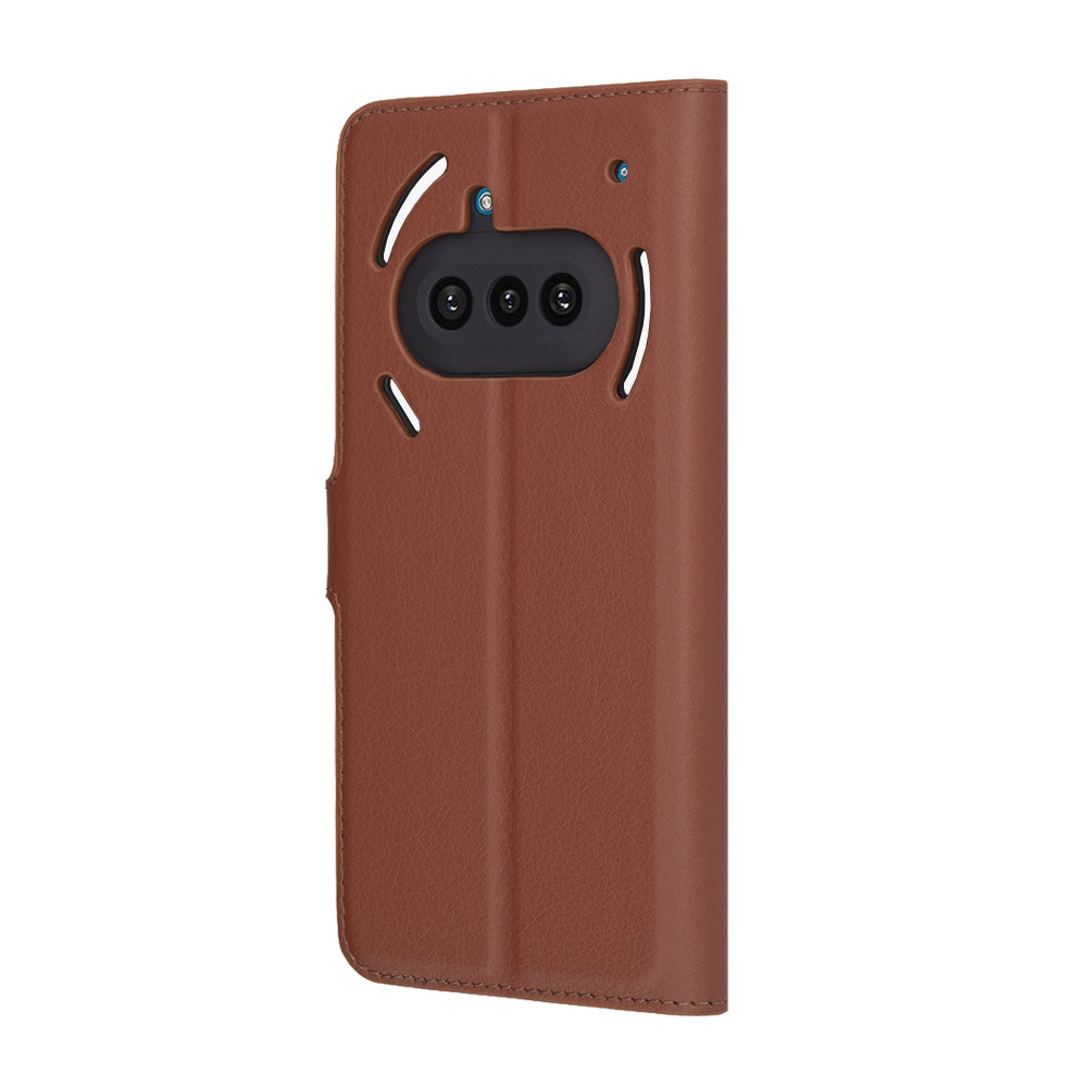 Husa de protectie Techsuit Leather Folio compatibil cu Nothing Phone (3a), Maro