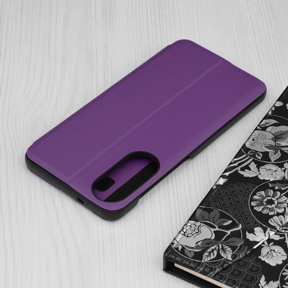 Husa de protectie Techsuit eFold Series compatibil cu Samsung Galaxy S25 Edge, Mov