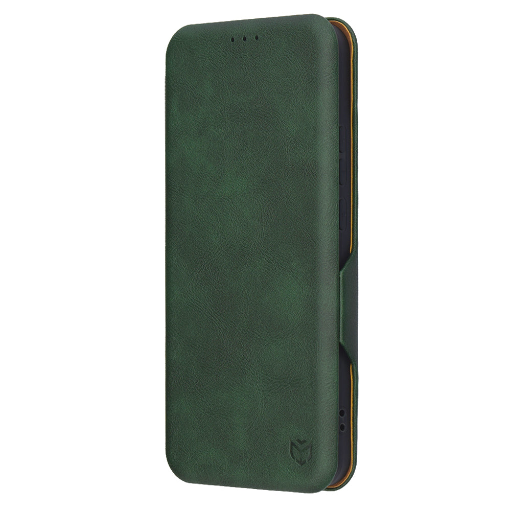 Husa de protectie Techsuit Safe Wallet Plus compatibil cu Oppo Reno13, Verde