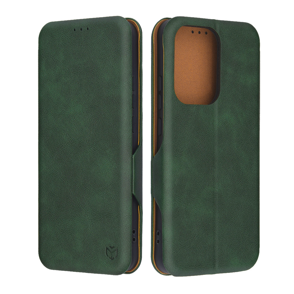 Husa de protectie Techsuit Safe Wallet Plus compatibil cu Oppo Reno13, Verde