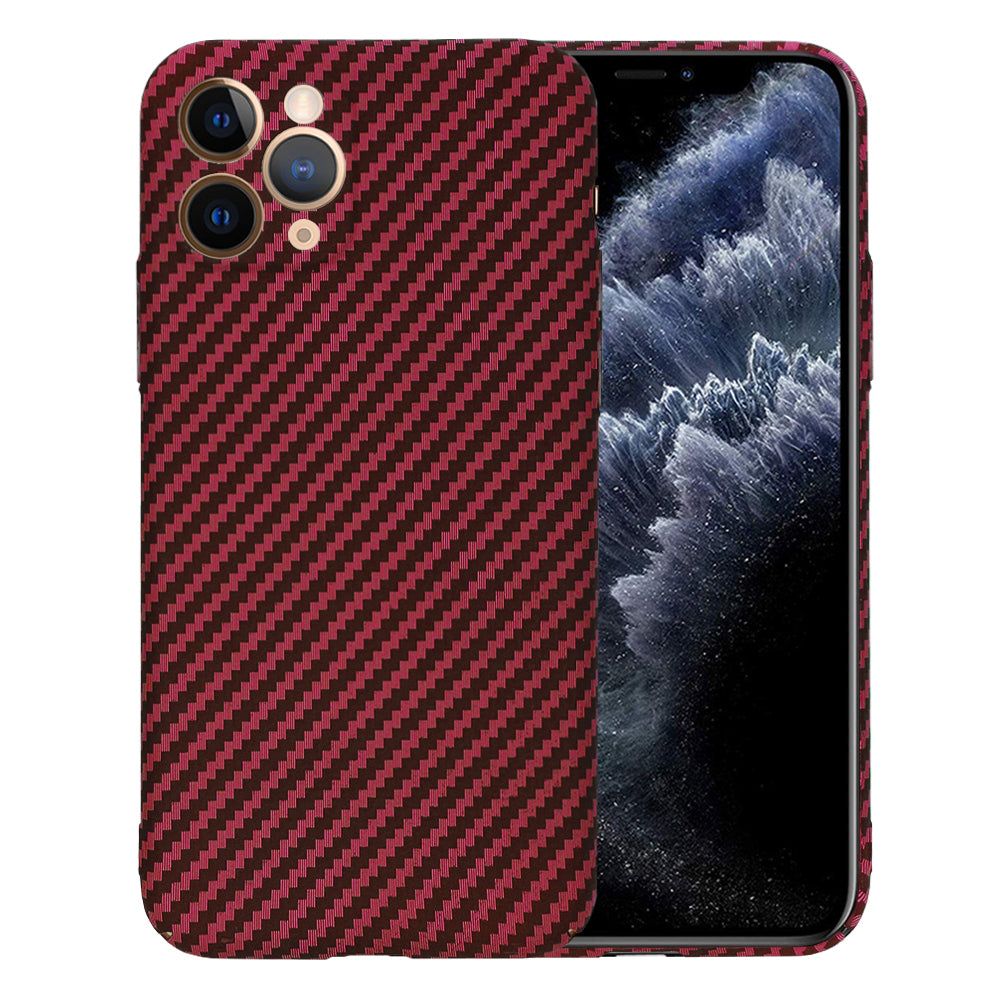 Husa de protectie Techsuit Carbonite FiberShell compatibil cu iPhone 11 Pro, Rosu
