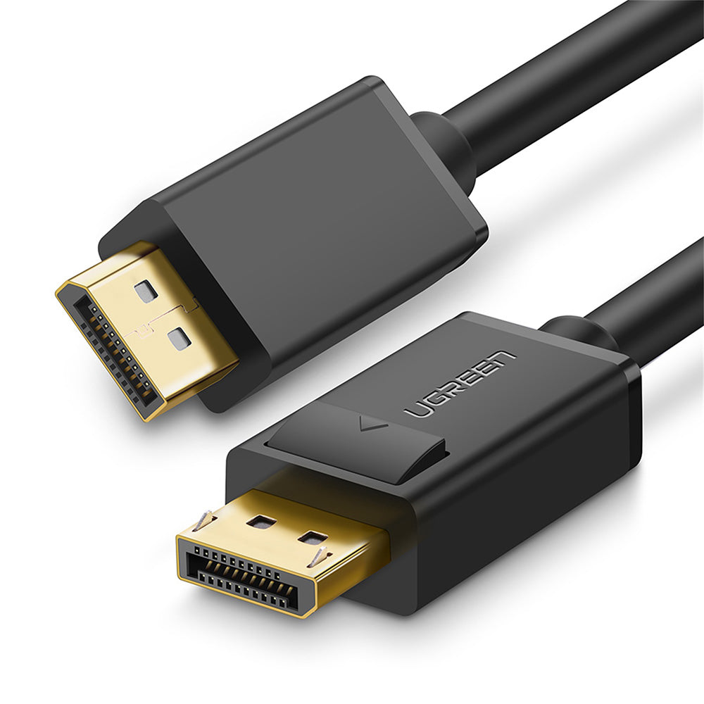 Adaptor Ugreen Video Cable DP102 (10211), DP to DP, Universal, for Laptop, TV, High Definition, 4K@60Hz, 1.2V, 2m, Negru