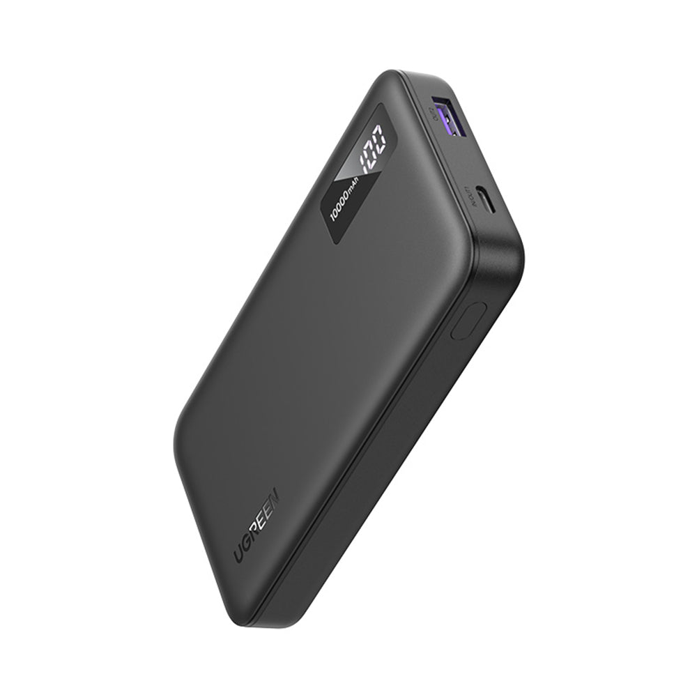 Baterie externa Ugreen PB311 (25742), Fast Charging, LED Display, 10000mAh, USB, Type-C, PD3.0, 20W, 5V/3A, Negru
