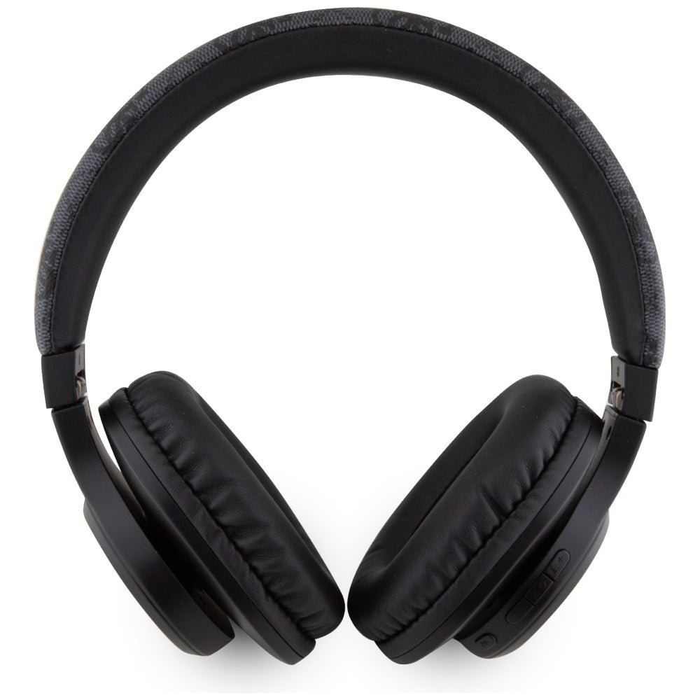 Casti Guess Wireless 4G Tone on Tone Script Logo (GUBH604FEMK), Bluetooth 5.3, USB-C, Over-ear, 300mAh, Negru