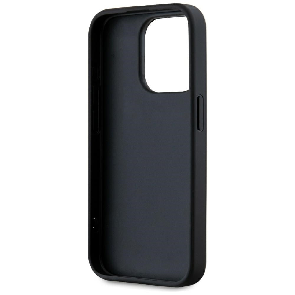 Husa de protectie Karl Lagerfeld Saffiano Athleisure Stripes Cord (KLHCP15LPAMSCNSR) compatibil cu iPhone 15 Pro, Rosu