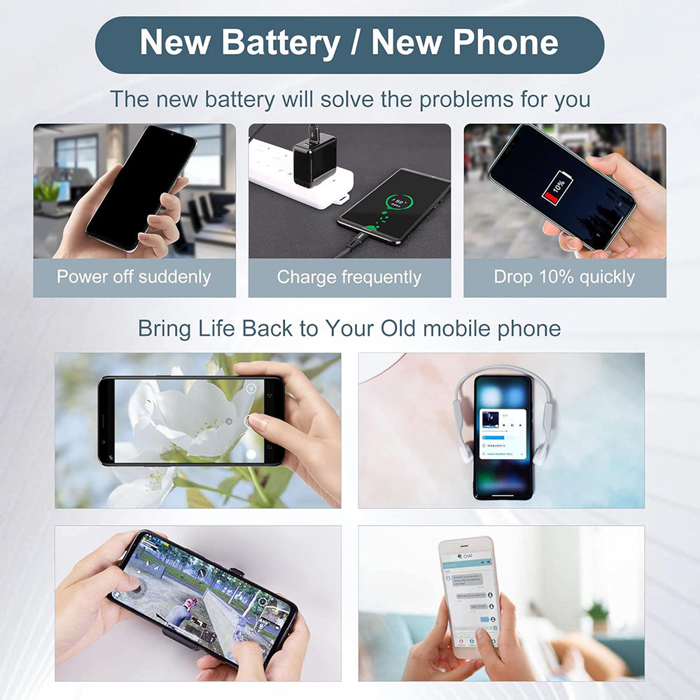 Componenta OEM Smartphone Battery (18530), without Flex-Cable - 2815mAh, Negru