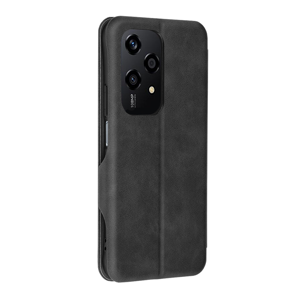 Husa de protectie Techsuit Safe Wallet Plus compatibil cu Honor 200 Lite, Negru