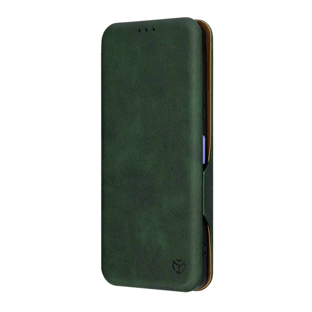 Husa de protectie Techsuit Safe Wallet Plus compatibil cu Sony Xperia 5 VI, Verde
