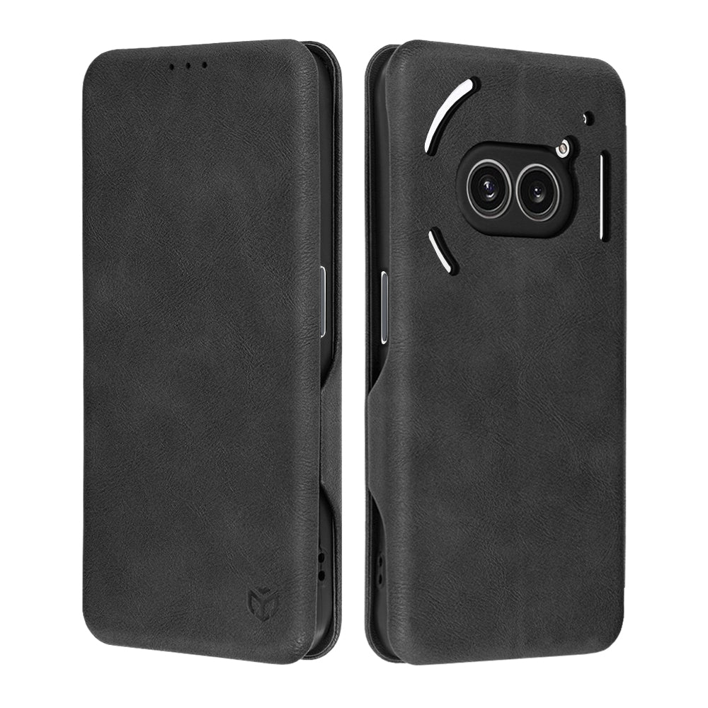 Husa de protectie Techsuit Safe Wallet Plus compatibil cu Nothing Phone (2a) / (2a) Plus, Negru