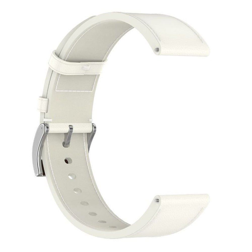 Curea smartwatch Techsuit Watchband 20mm (W073) compatibil cu Samsung Galaxy Watch4/5/Active 2, Huawei Watch GT 3 (42mm)/GT 3 Pro (43mm), Alb